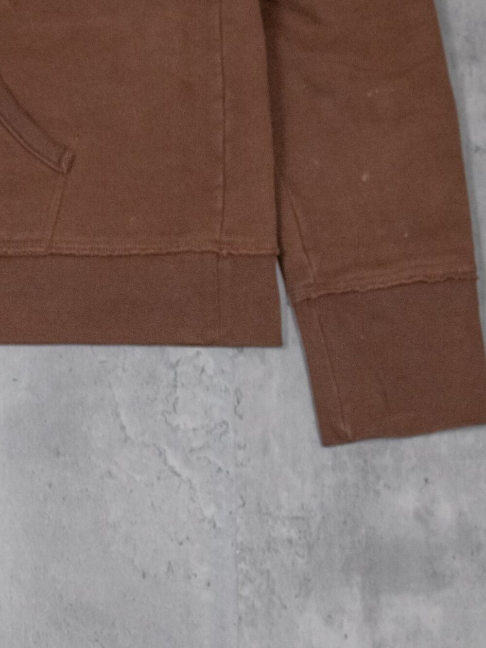 Vintage VTG Y2K 2000's Disney Resort Brown V Neck Travis Scott Hoodie Sweater - Picture 4 of 8